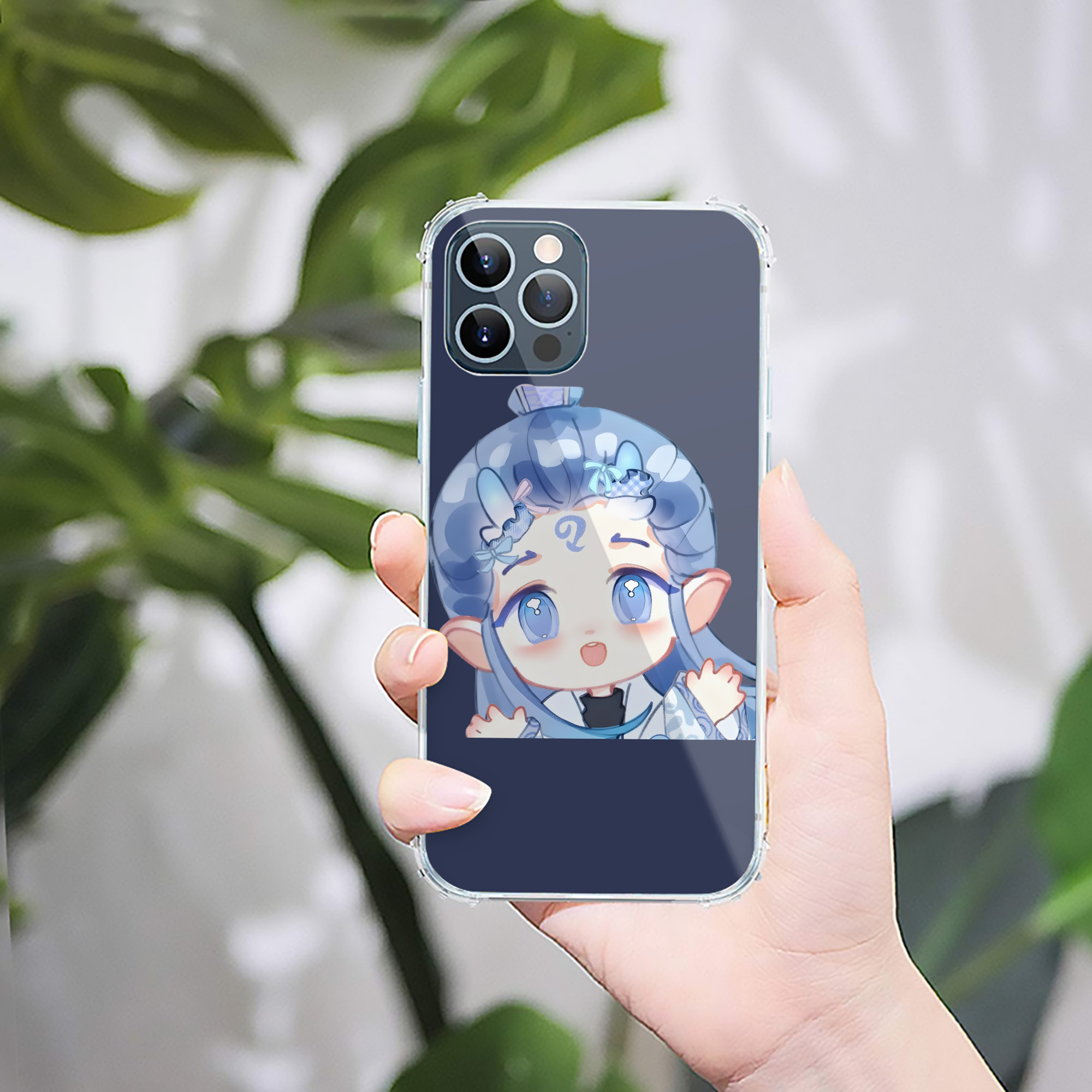 （画像用） Ne Zha 2 ナタ 魔童の大暴れ 【iPhone 12シリーズ対応】透明スマホケース（クリアソフトケース）